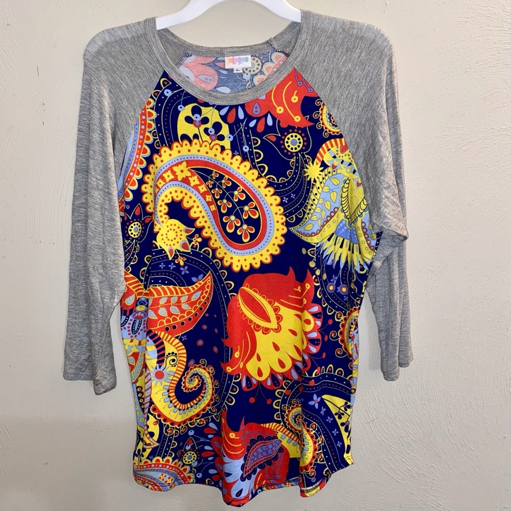 Lularoe “Randy” Paisley Baseball tee